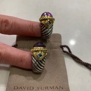 David Yurman Renaissance Amethyst Earrings